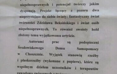 Wizyta w Środowiskowym Domu Samopomocy w Choszcznie 1