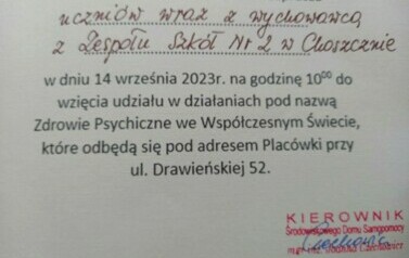 Wizyta w Środowiskowym Domu Samopomocy w Choszcznie 20