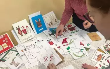 Świąteczna wizyta w Domu Pomocy Społecznej Prometeusz 1