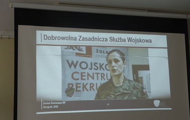 Spotkanie z Wojskowym Centrum Rekrutacji w Stargardzie 17.03.2026 r. 2