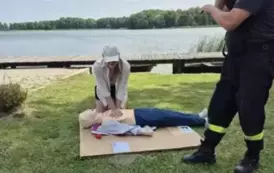Szkolenie z Ochotniczą Strażą Pożarną w Drawnie 18.06.2025 r. 13