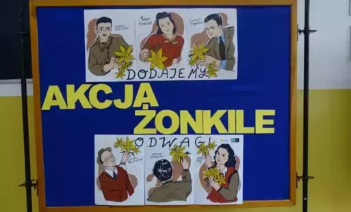 Plakat akcji Żonkile